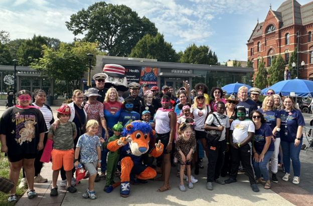 Cincinnati Public School's Back to School Fest superhero parade